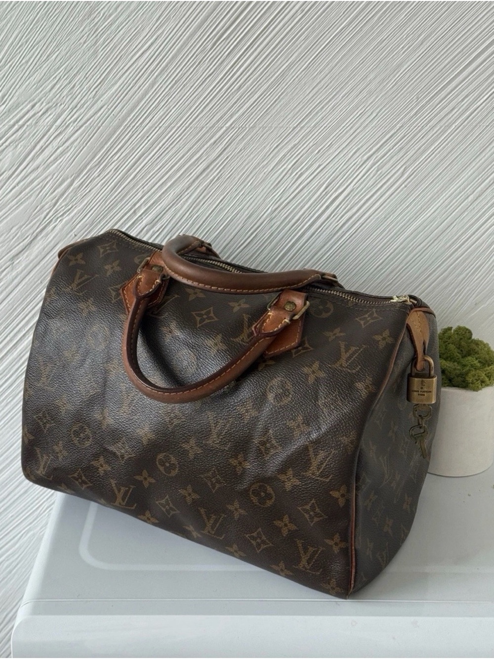 Louis Vuitton Brown Monogram speedy 25